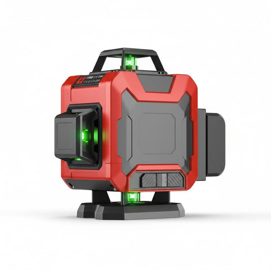 PRONAON - Pack Niveau Laser Vert 4D - 16 Lignes 360° - Inclut Trépied 1,20m - Auto-Nivellement Pro