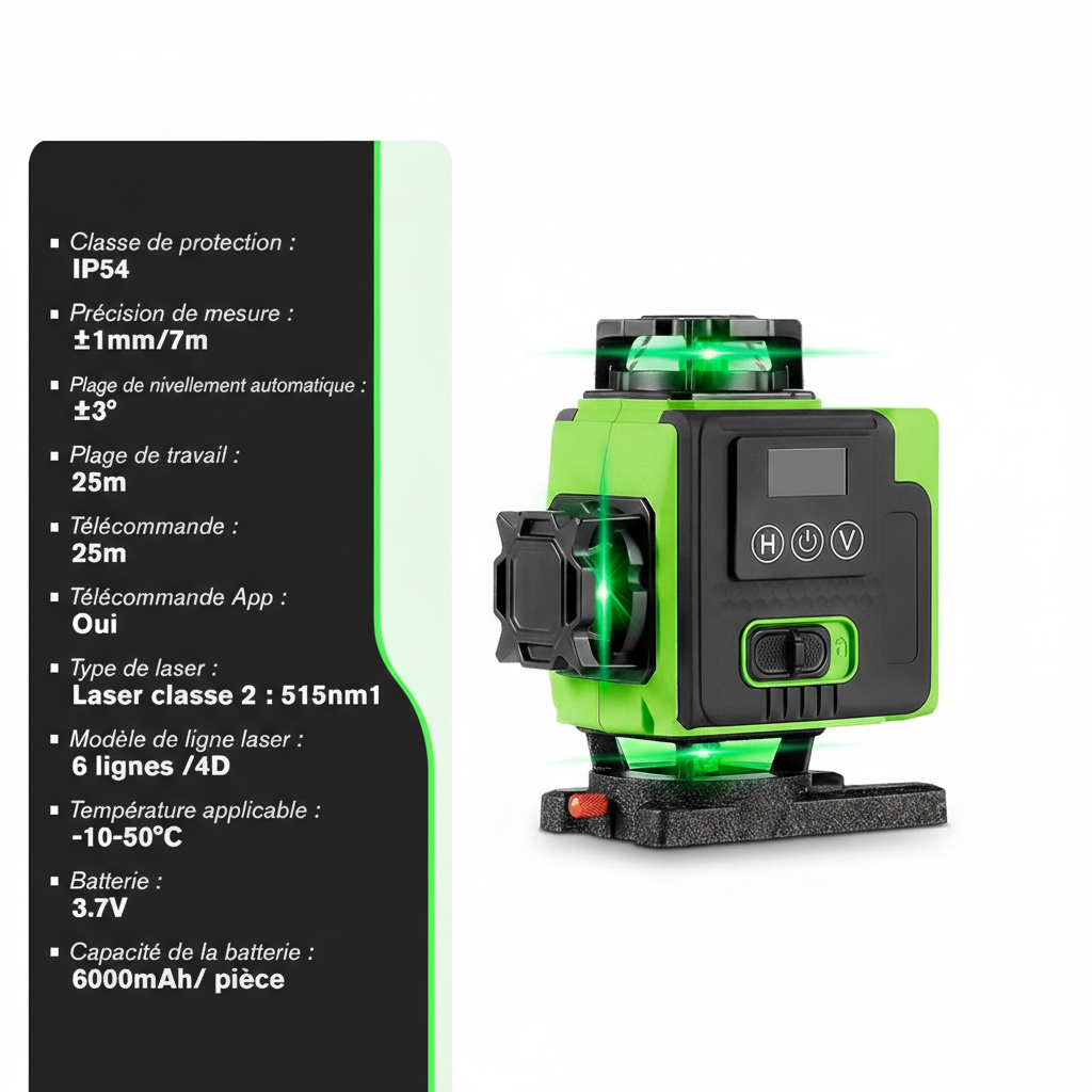 Niveau Laser 4D 16 Lignes Pronaon B016G