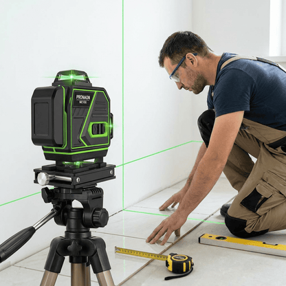 Niveau Laser Vert 4D 360° Pronaon – 16 Lignes – Auto-Nivelant – Portée 20-25m – ME16G